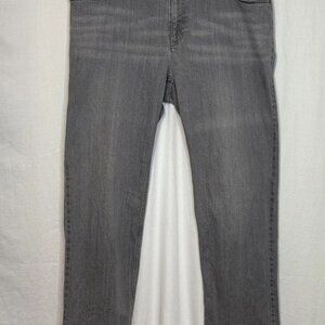 J Jill Jeans Women's Sz 16 Gray Stretch Leg Fit Slim 5 Pocket